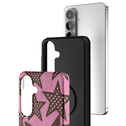 Pink-Polka-Star-samsung-case-Galaxy S26 Plus-3