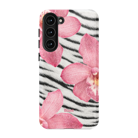 Striped Blossom Samsung Case