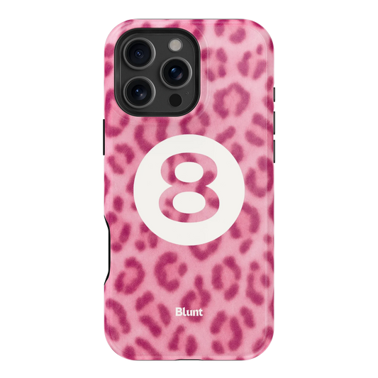 Pink Cheetah Magic 8 iPhone Case