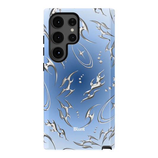 Blue Cyber Samsung Case