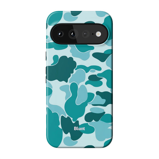 Aqua Camo Pixel Case - Blunt Cases