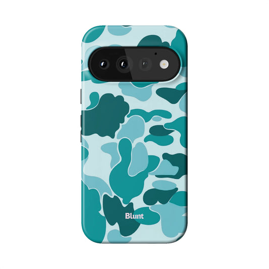 Aqua Camo Pixel Case - Blunt Cases