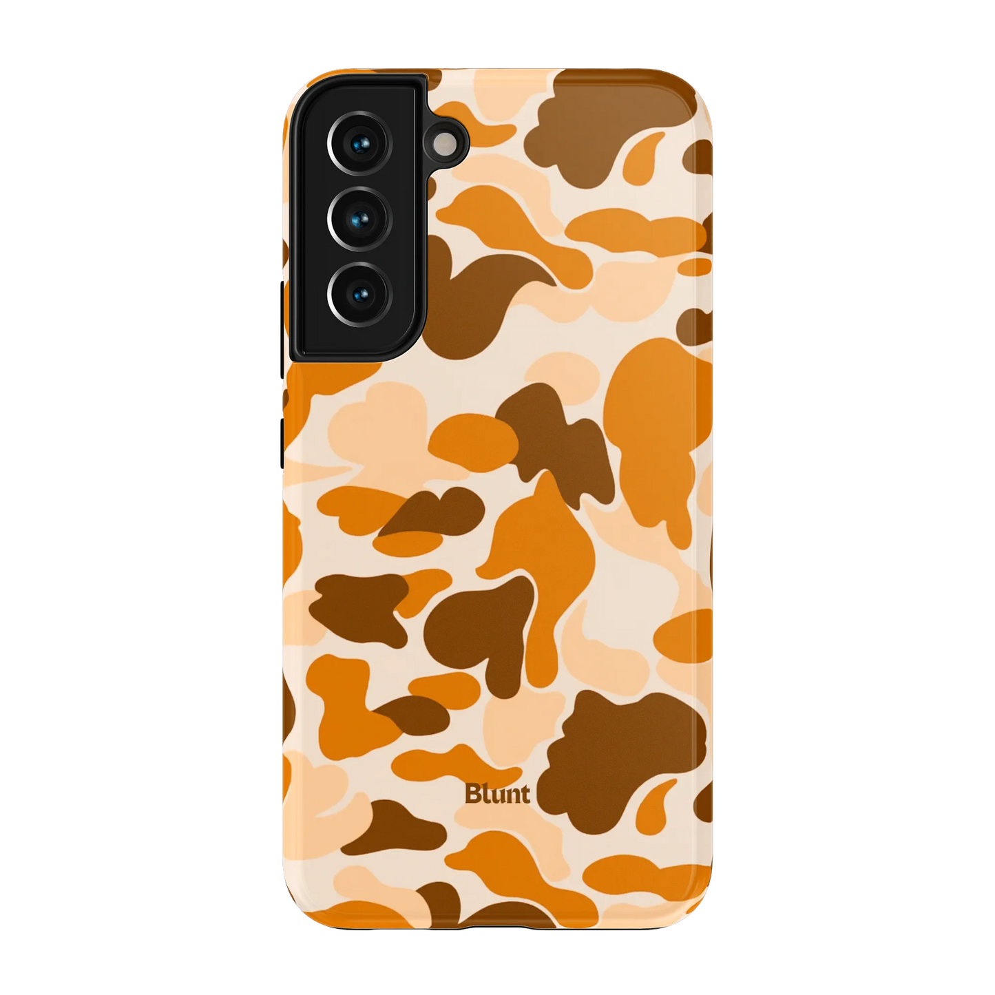 Orange Camo Samsung Case