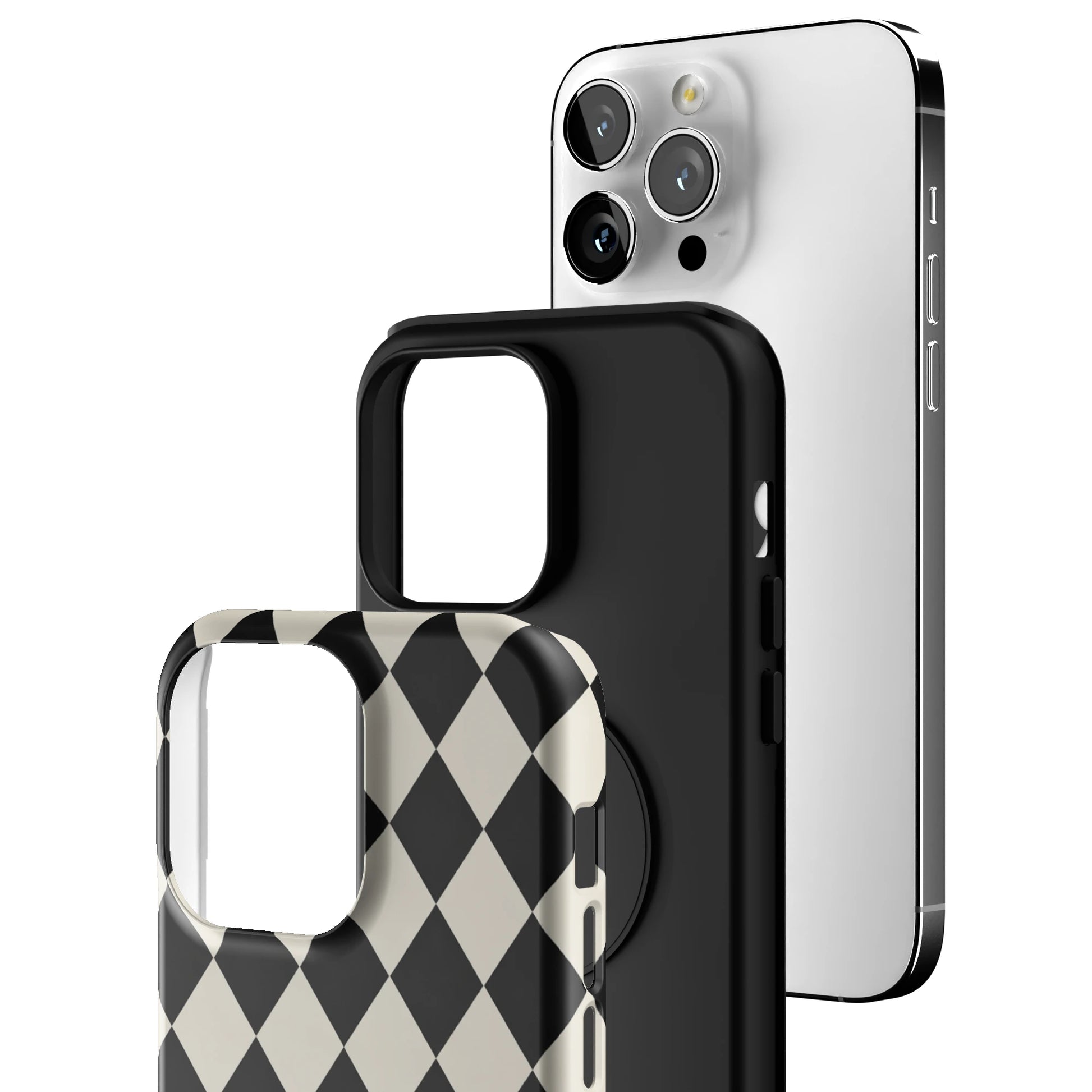 Argyle Noir iPhone Case gallery - Iphone_14_Pro_Max_3