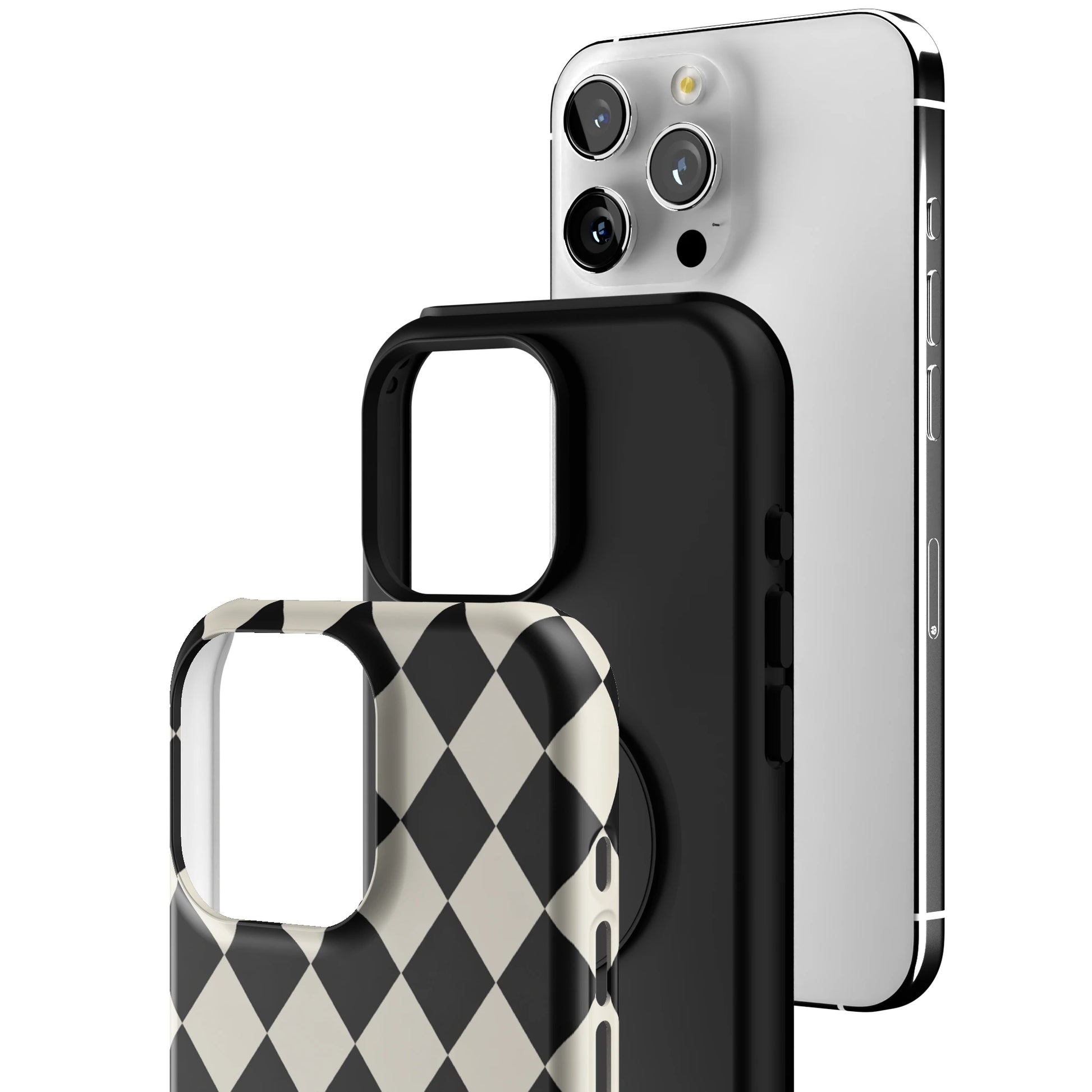 Argyle Noir iPhone Case gallery - Iphone_16_Pro_Max_3
