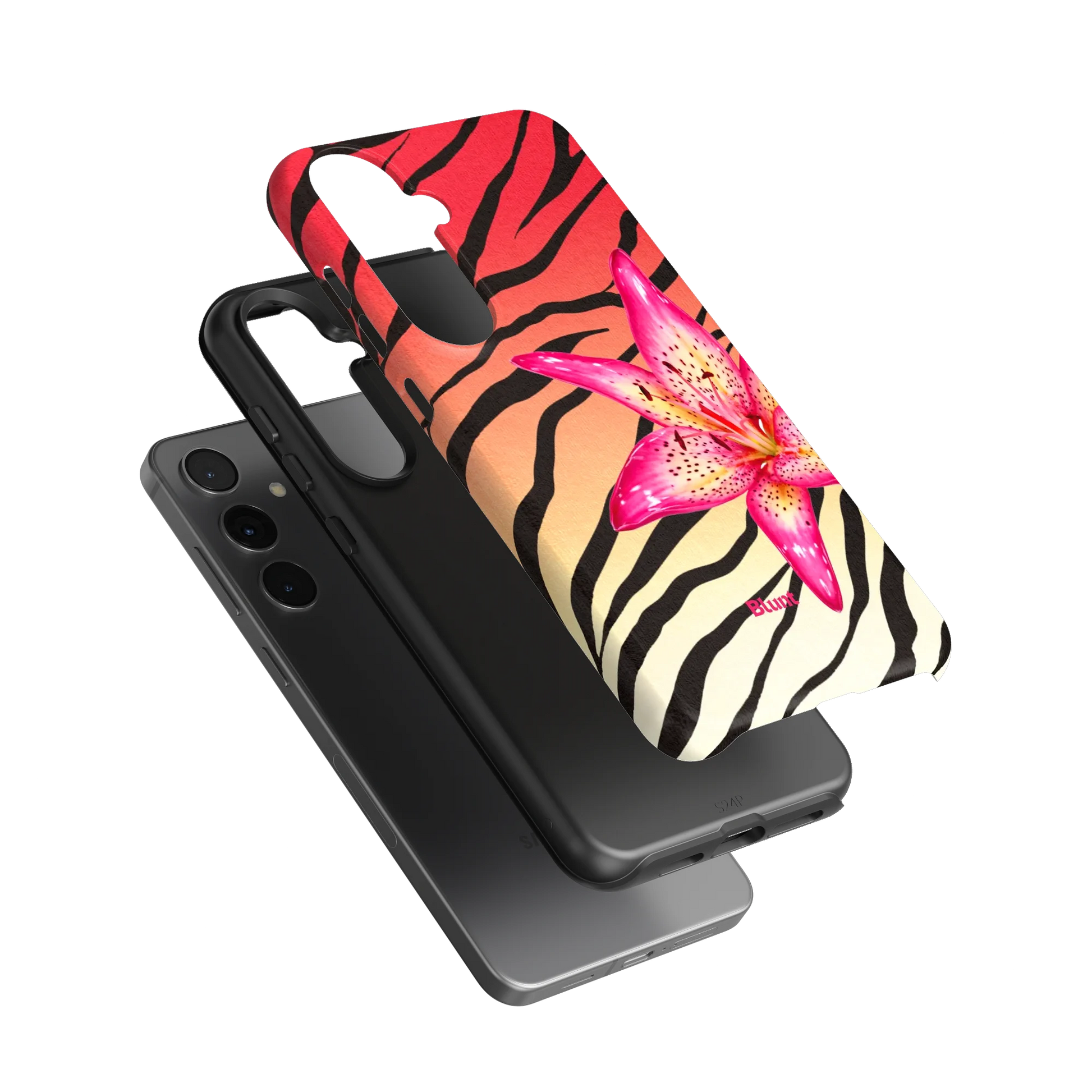 Striped-Lilly-samsung-case-Galaxy S24 Plus-3