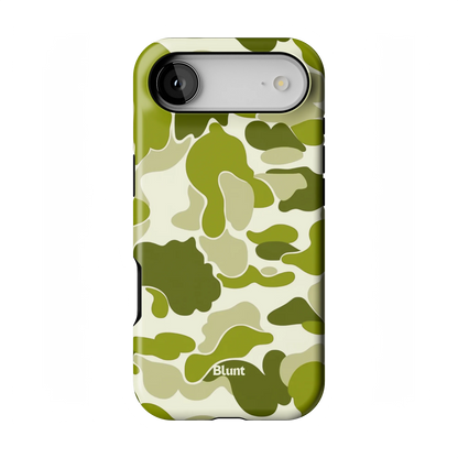 Lime Camo iPhone Case