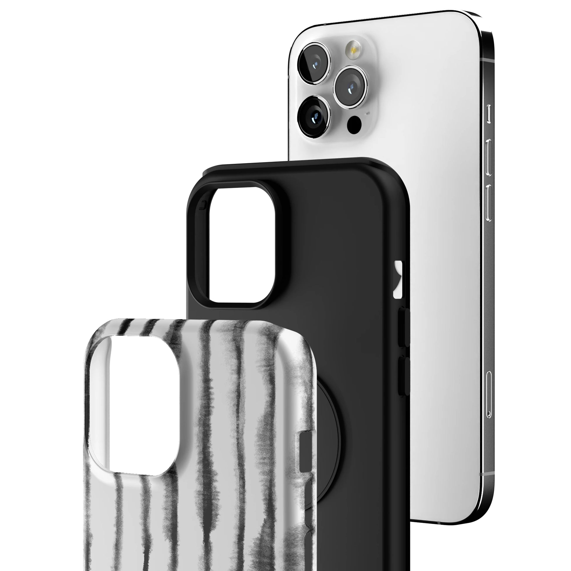 Ash Stripe iPhone Case gallery - Iphone_12_Pro_Max_3