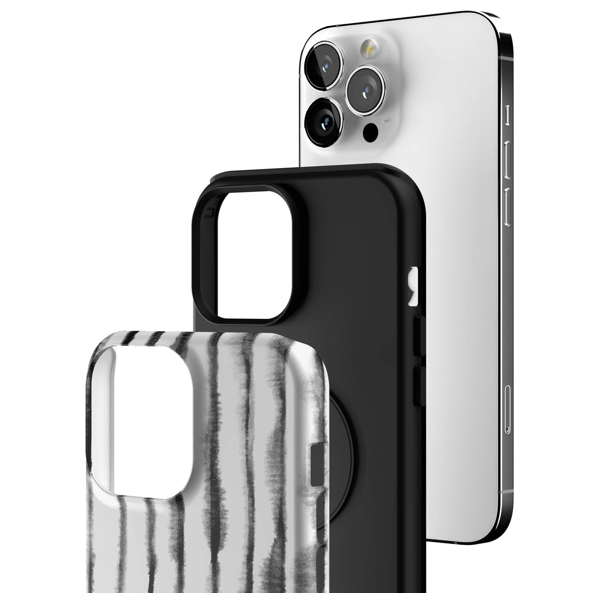 Ash Stripe iPhone Case gallery - Iphone_13_Pro_Max_3