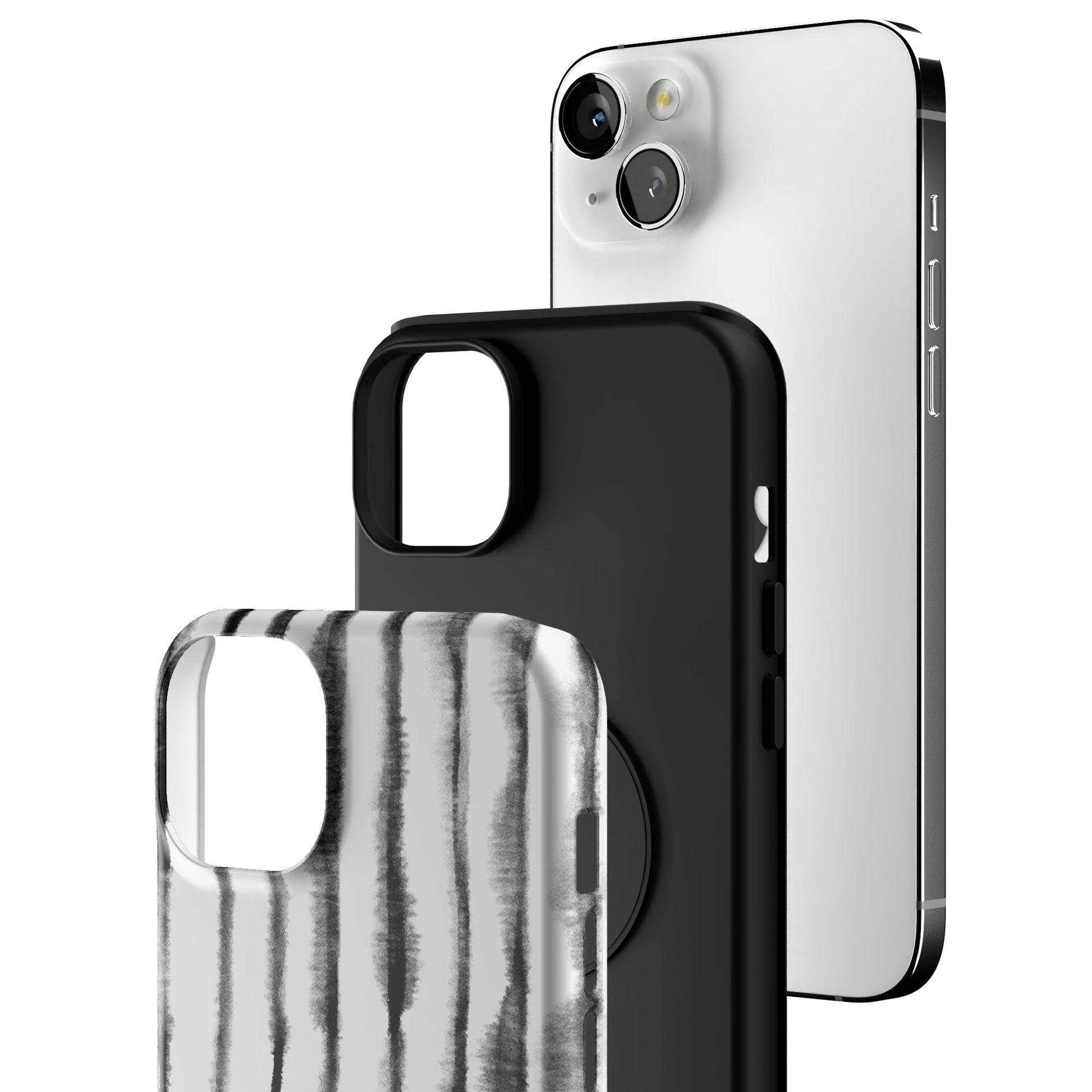 Ash Stripe iPhone Case gallery - Iphone_14_Mini_Air_Plus_3