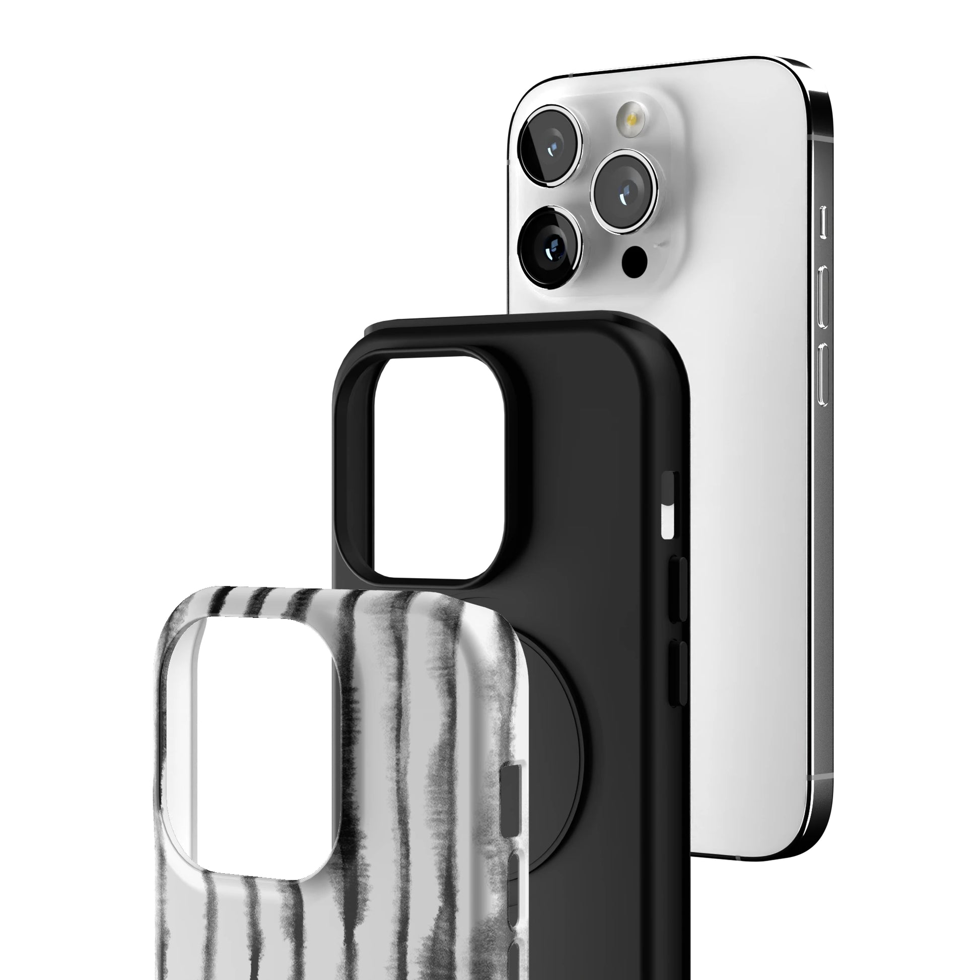 Ash Stripe iPhone Case gallery - Iphone_14_Pro_3