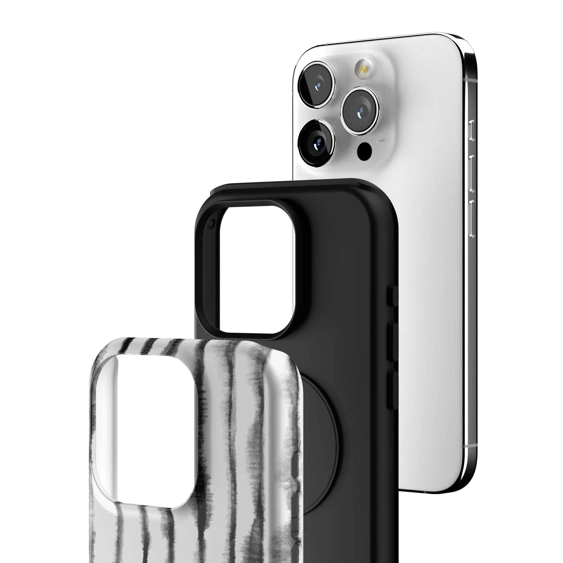 Ash Stripe iPhone Case gallery - Iphone_15_Pro_3