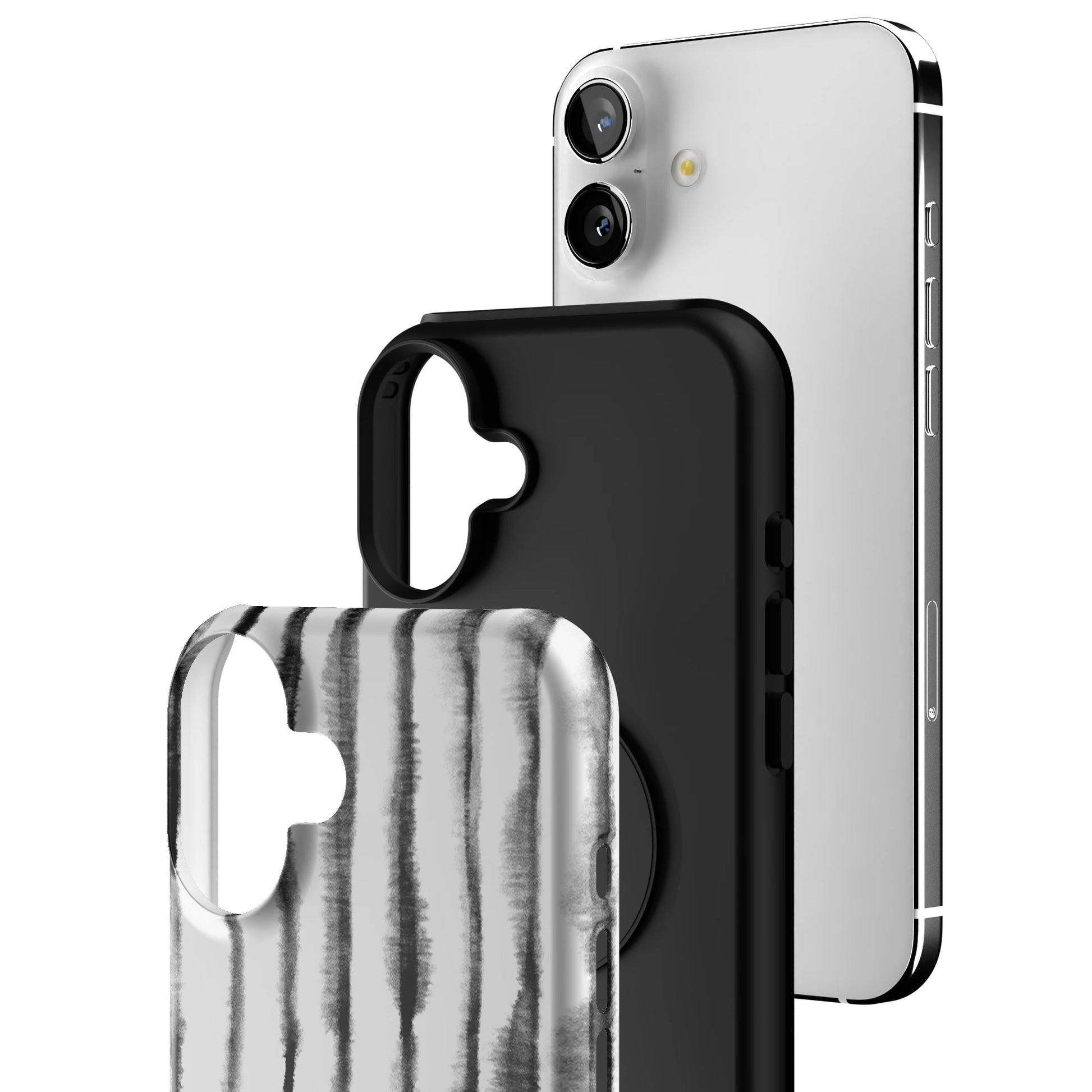 Ash Stripe iPhone Case gallery - Iphone_16_Mini_Air_Plus_3