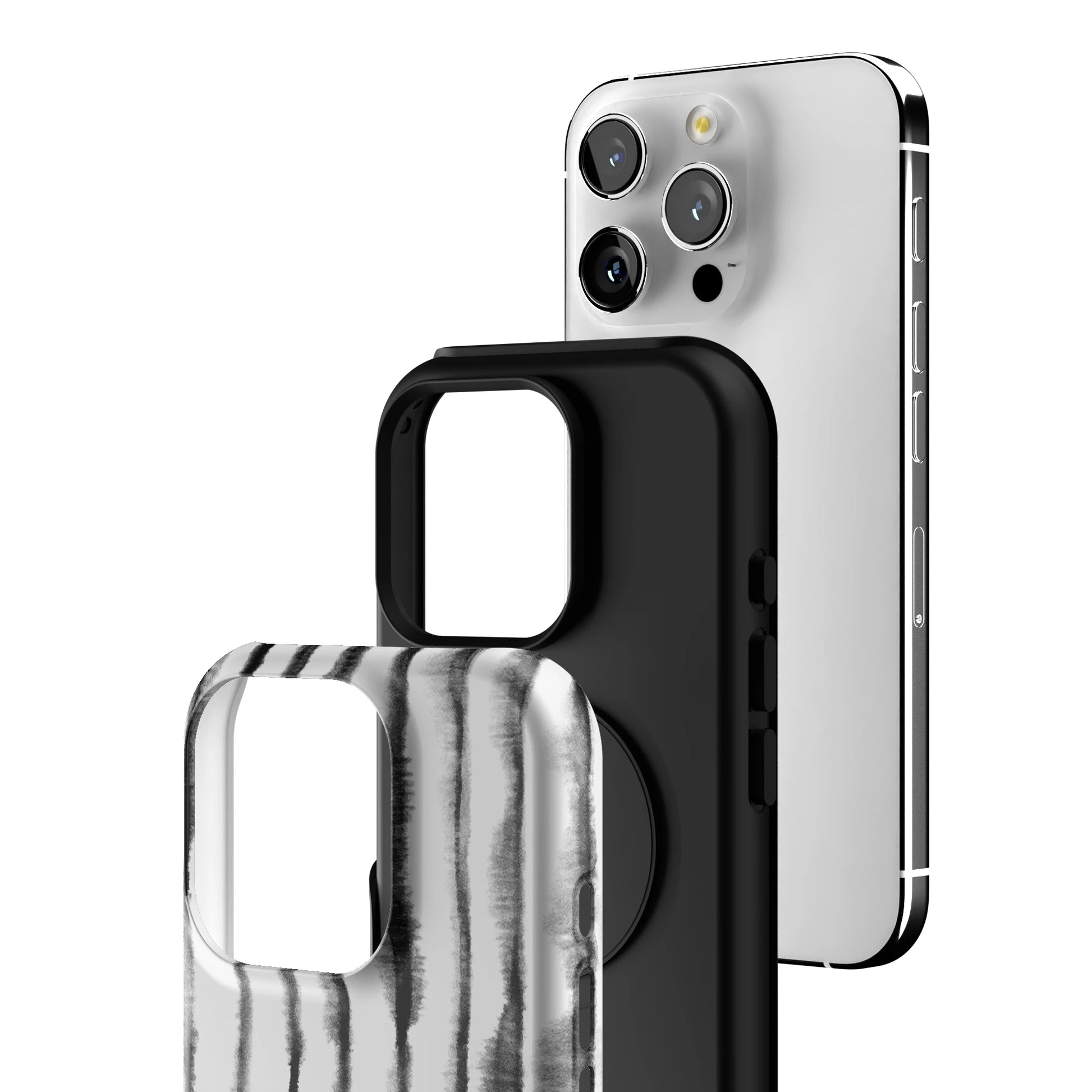 Ash Stripe iPhone Case gallery - Iphone_16_Pro_3