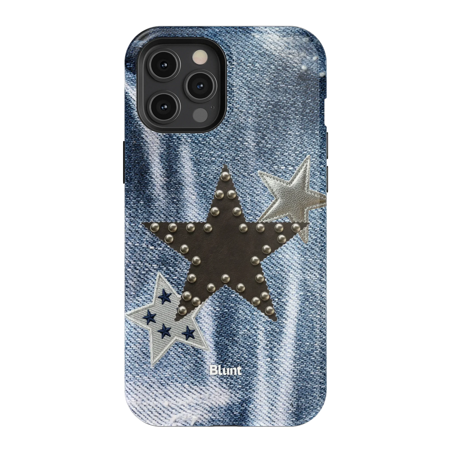 Denim Starstud iPhone Case
