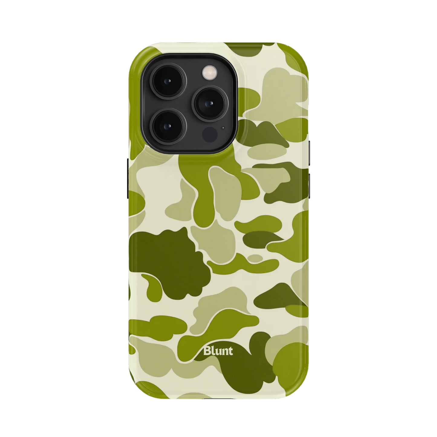 Lime Camo iPhone Case
