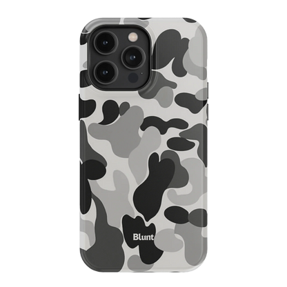Grey Camo iPhone Case