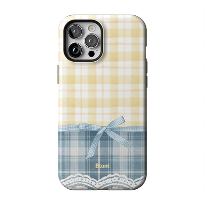 Blue-Lemonplaid-iphone-case-iPhone 12 Pro Max-1