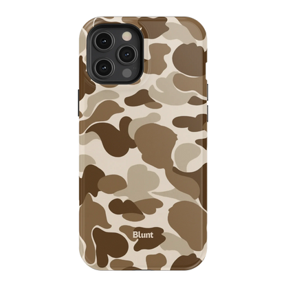 Brown Camo iPhone Case