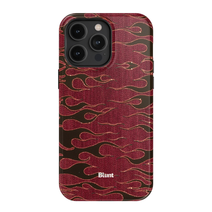 Crimson Fire iPhone Case