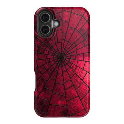 Crimson Web iPhone Case