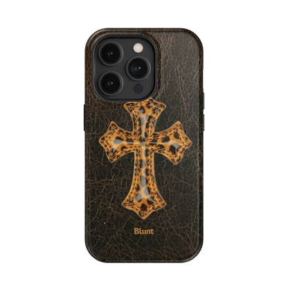 Golden Celine iPhone Case