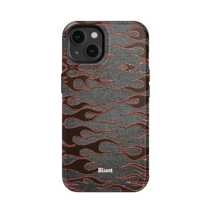 Steel Flame iPhone Case