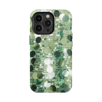 Sage Glitz iPhone Case