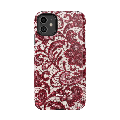 Crimson Lace iPhone Case