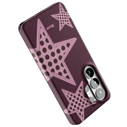 Plum-Polka-Star-samsung-case-Galaxy S26 Ultra-4