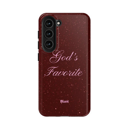 Gods Favorite Burgundy Samsung Case