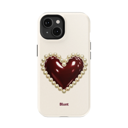 Maroon Muse iPhone Case
