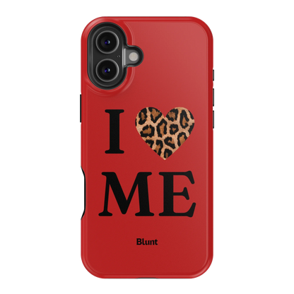 Red I Love Me iPhone Case