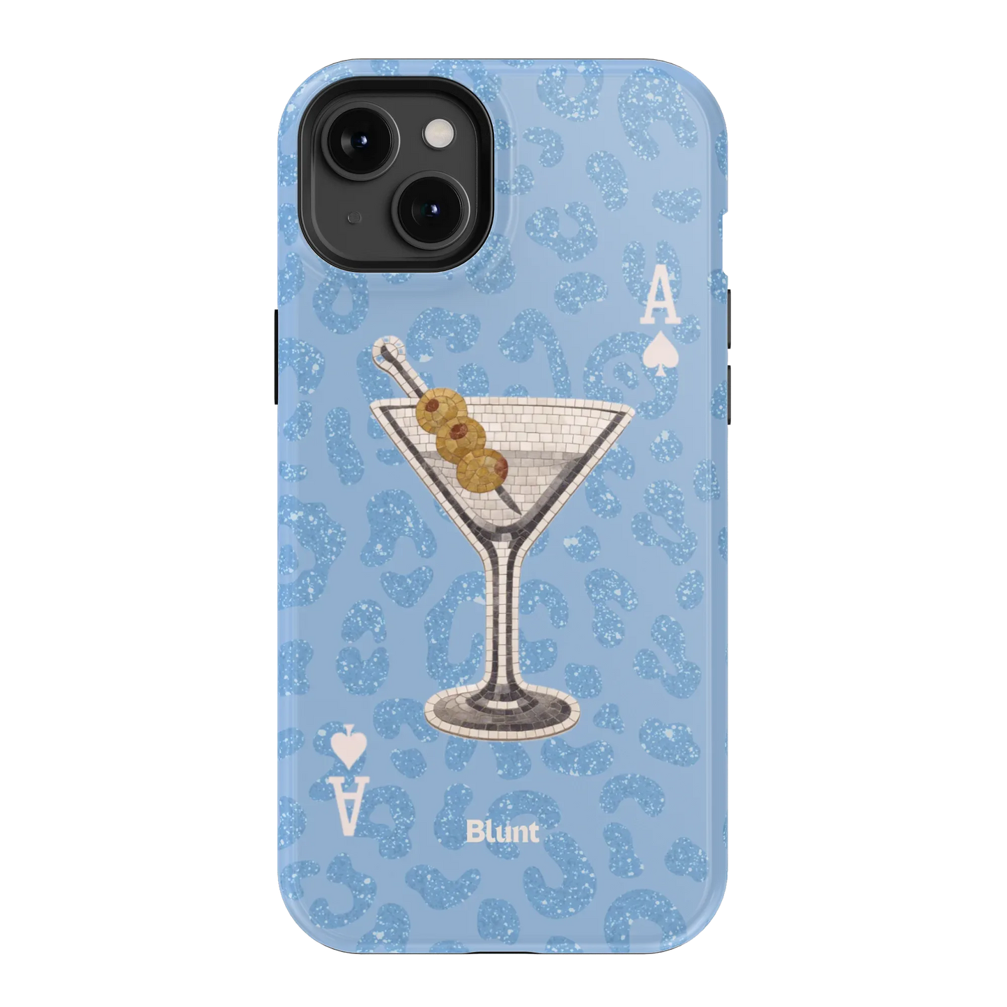 Blue Dirty Martini iPhone Case