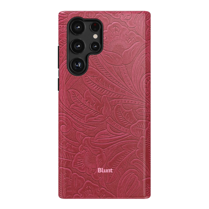 Mauve Leather Samsung Case