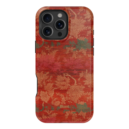 Crimson Tapestry iPhone Case