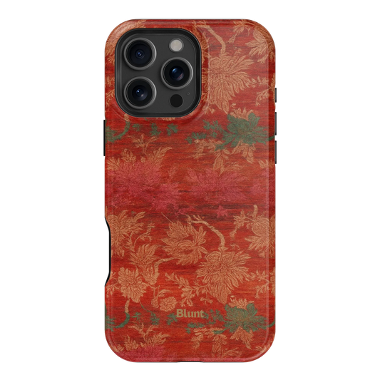 Crimson Tapestry iPhone Case