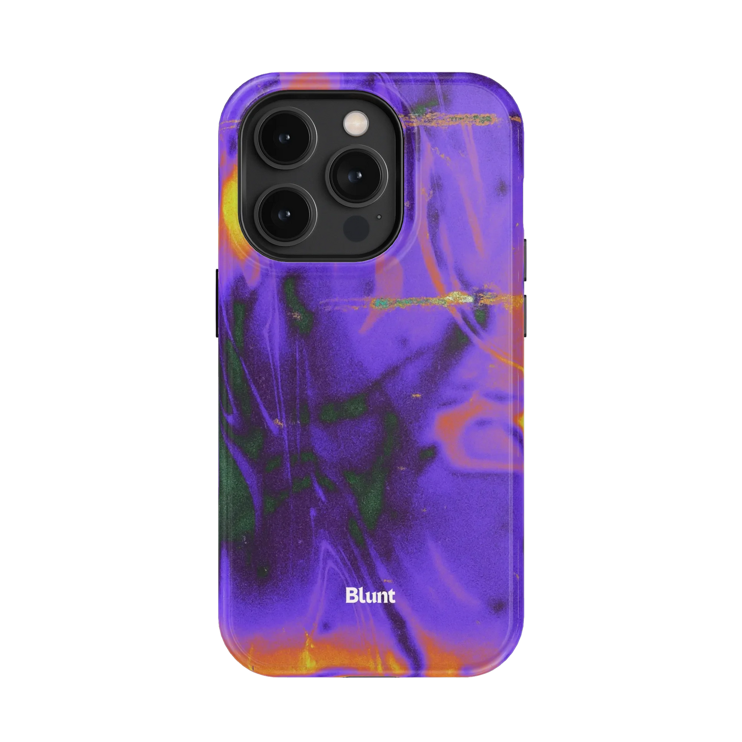 Violet Static iPhone Case