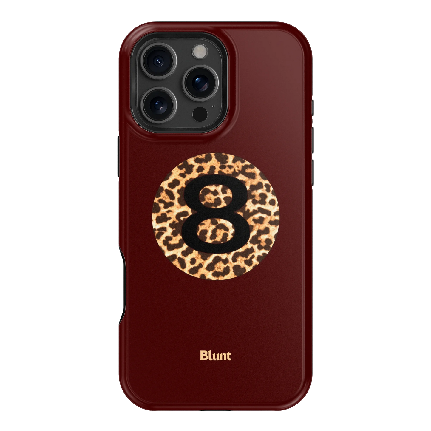 Burgundy Magic 8 iPhone Case