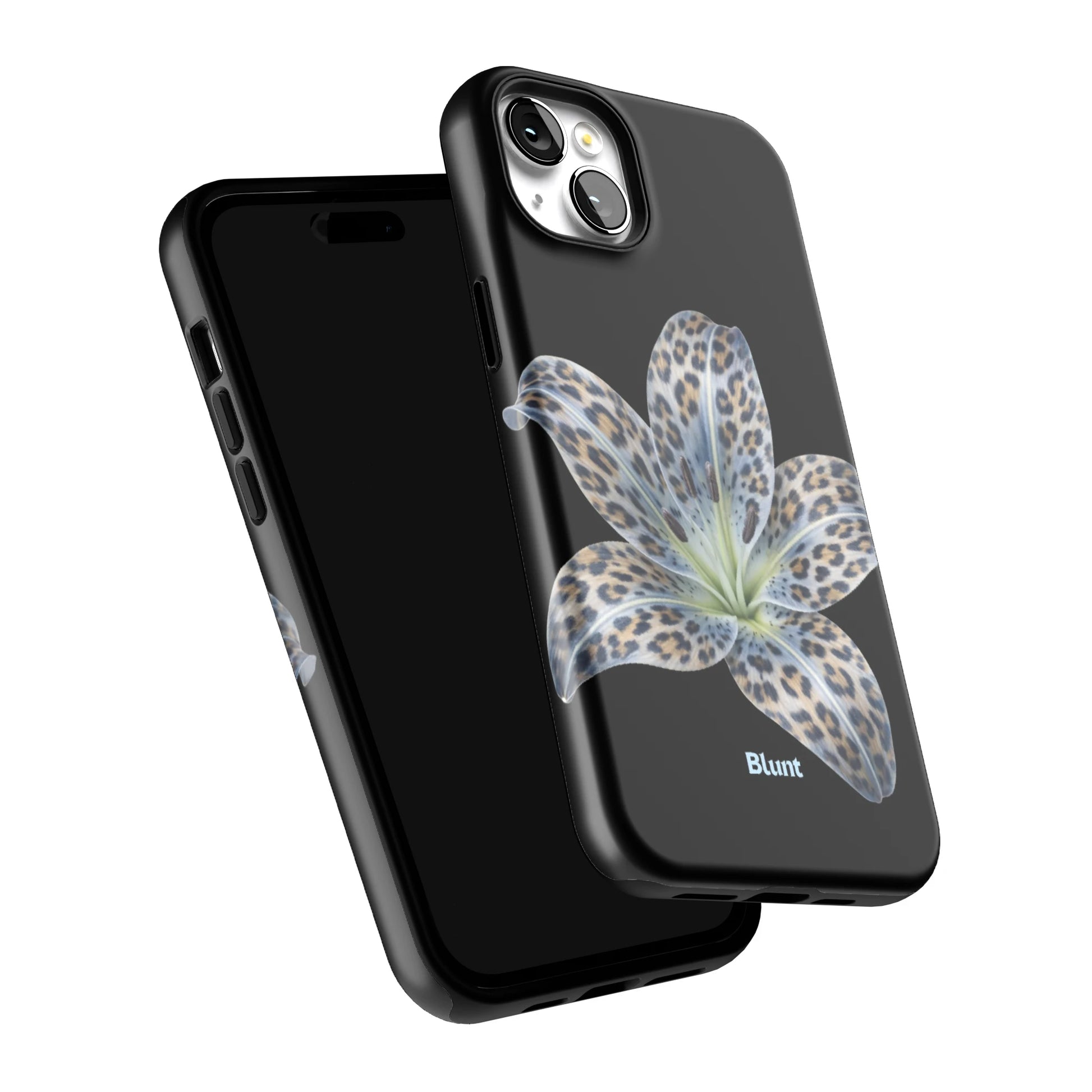 Blue-Leopard-Bloom-iphone-case-iPhone 14 Plus-5