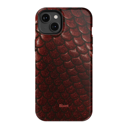 Crimson Depth iPhone Case