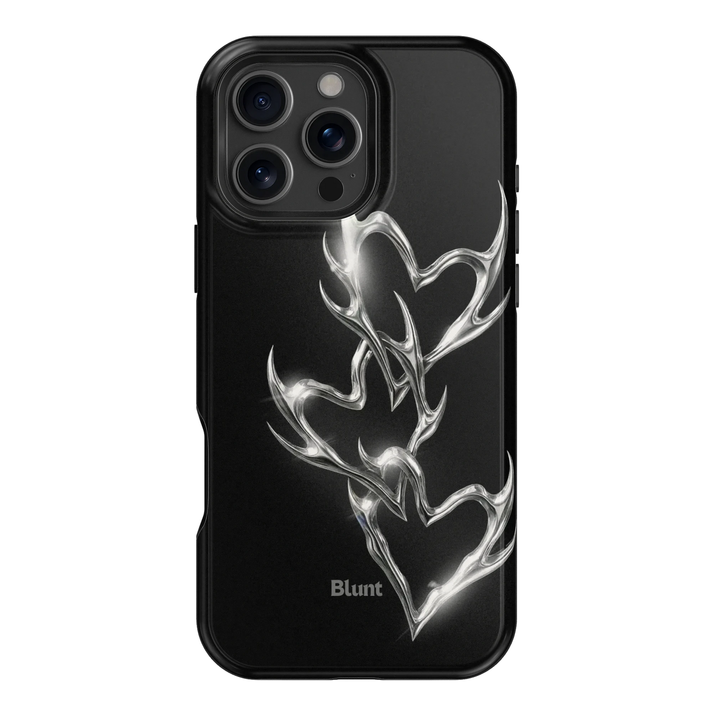 Chrome Flame iPhone Case