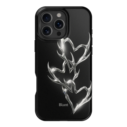 Chrome Flame iPhone Case