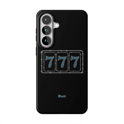 Blue Lucky 777 Samsung Case