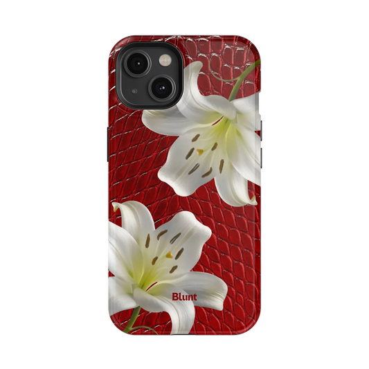 Crimson Lily iPhone Case