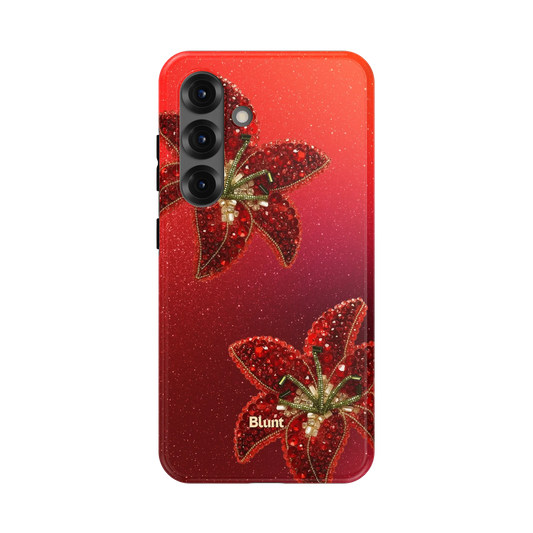 Scarlet Petals Samsung Case