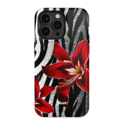 Zebra Rouge iPhone Case