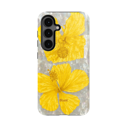 Yellow Coconut Bloom Samsung Case