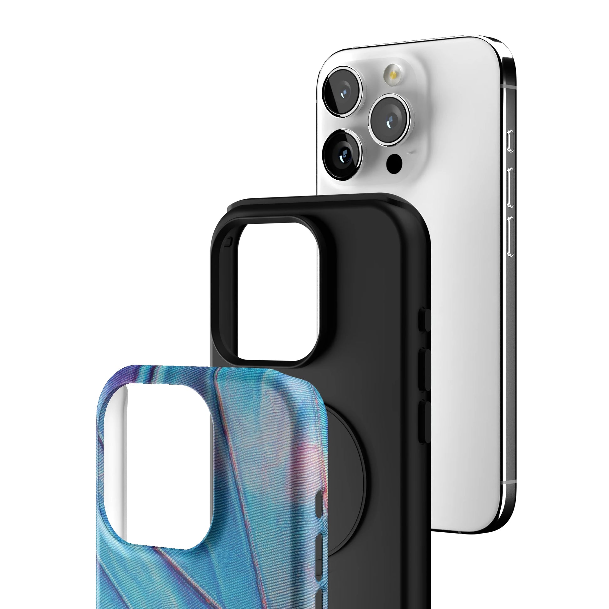 Azure Veins iPhone Case gallery - Iphone_15_Pro_3
