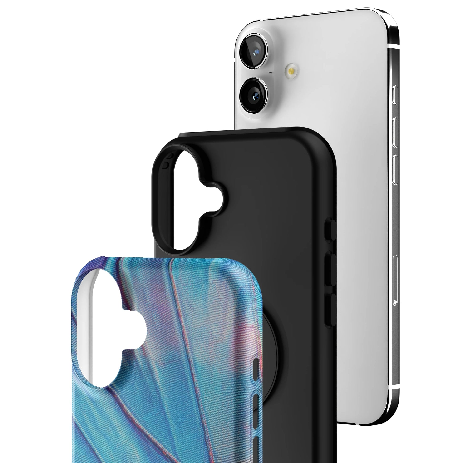 Azure Veins iPhone Case gallery - Iphone_16_Mini_Air_Plus_3